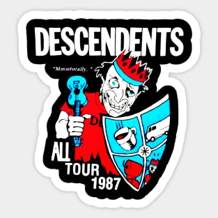 Descendents Vintage 1987 Tour Sticker